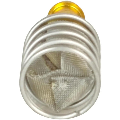 Close-up of the metallic mesh tip of In Tank Fuel Filter Inlet Pickup Replacement For Polaris Ranger 2X4 4X4 500 425 200 And Can Am