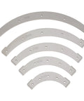 Top Shelf Router Templates For Woodworkers, 5 Piece Corner Radius Jig Set With Removable Guide Stops, Heavy Duty Plastic Gear for smooth arc cutting.