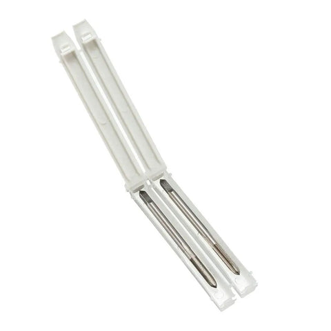 M3 X 0.5mm Metric Tap In High Speed Steel With 3 Straight Flutes For Screw Tapping And Threading, Ideal For Machinists, Replacing Damaged Threads, DIY Hobbyist Tool, Two Piece Set