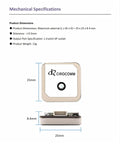 Front and side view of Ultra Precise GPS Module For Drones And Robots With 10Hz Update Rate And 32 Satellite Lock Supports GPS GLONASS BeiDou Galileo