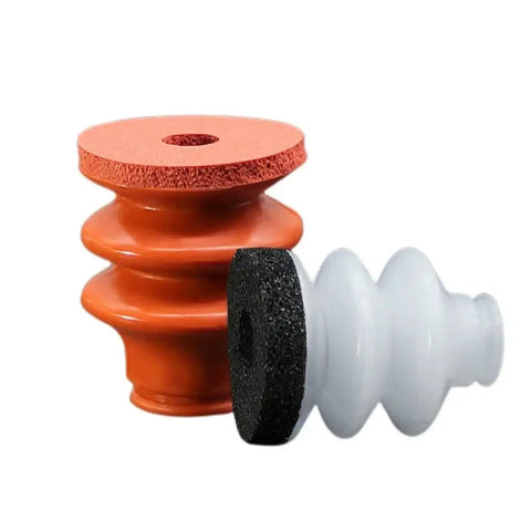 Royal Tower Manipulator Vacuum Sponge Suction Cup Industrial Pneumatic Accessory With Powerful Nozzle Grip For Heavy Duty Lifting And Material Handling Tasks In Manufacturing Settings - two color variations of suction cups.