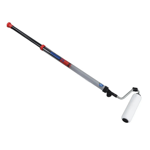 Heavy Duty Pro Grade Self Priming Paint Roller Featuring Automatic Semi Auto Suction Pump Extended Comfort Handle with roller.