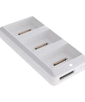 Three Battery Charging Hub For Phantom 4 Series Drones, No-Fuss Sequential Quick Charge, durable three-bay design