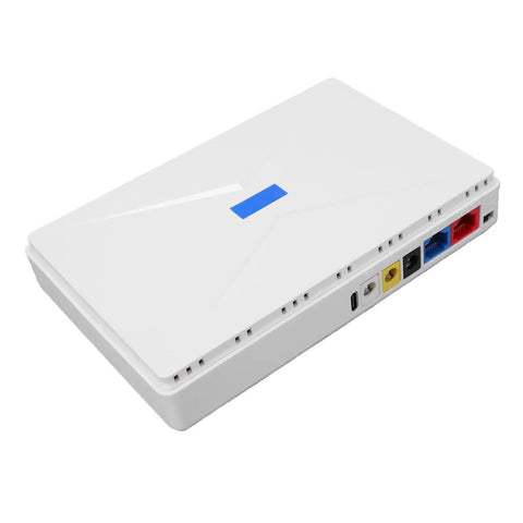 Keep The Network Feed Alive With This Solid Mini Ups Having 8800 Mah Battery Backup For WiFi Routers And Modems Blocks Signal Drops During Outages US plug with multiple ports.
