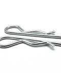 M7 X 150 Hairpin Cotter Pin Clip R Shape Spring Retaining Clip For Fast Locking Bolts Rustproof Carbon Steel 2 Pack