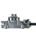 Heavy Duty Vacuum Pump For Mercedes Benz Clk280 2007 To 2009 Direct Fit Replacement Kit showing side profile and connector.