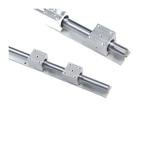 Ultra Precise Sbr12 Linear Guide Rail Kit With 900mm Length Offers Smooth Glide For High Accuracy Motion Systems And Fully Slide Support Blocks, two rails