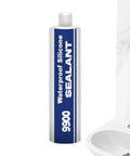Heavy Duty Waterproof Sealant For Indoors And Outdoors Paintable Quick Dry Bonding Adhesive For Home Repair And Garden Maintenance Rocks Under Pressure Cleanup Is A Breeze tube next to bathroom sink.