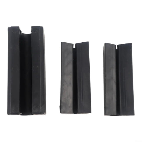 3 Pack Boat Transom Saver For Outboard Motors, Heavy Duty Marine Transom Support With Single Ram Hydraulic Tilt System Fit, Black PTR Material, Protects Hull On Long Hauls