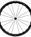 Carbon Wheelset 700C Tubeless Road Wheels With Wave Rim 45mm 50mm Depth, V Brake Compatible, front wheel view