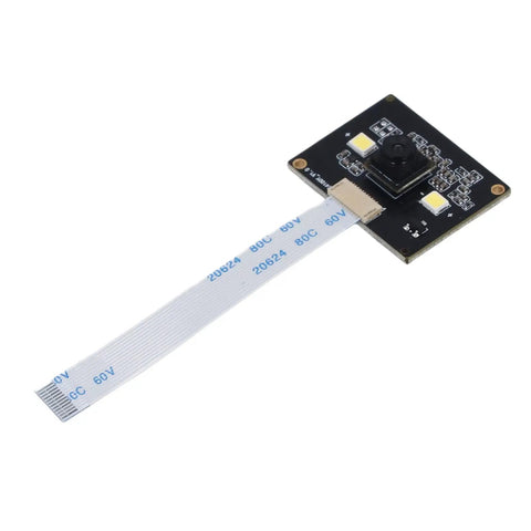 Turbo Fast Barcode Scanner Module With USB Interface for Access Control, circuit board and ribbon cable shown in close-up view.