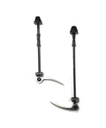 Quick release skewers for Durable Aluminum Bike Wheel Hubs Set For Disc Brakes 36 Hole Quick Release One Pair Front 100mm And Rear 135mm