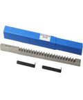 Keyway Broach Tool 8mm C Push Type High Speed Steel Keyway Broach For CNC Router with blue case and two shims