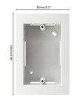 DIY Friendly Electrical Terminal Box Enclosure For US Style Junctions With Quick Install And Easy Wire Management Surface Mounted Design Compact Connector Sturdy Wiring Terminal Box