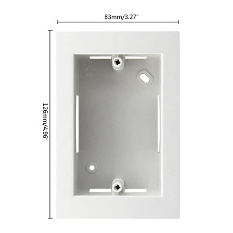 DIY Friendly Electrical Terminal Box Enclosure For US Style Junctions With Quick Install And Easy Wire Management Surface Mounted Design Compact Connector Sturdy Wiring Terminal Box