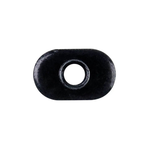 Budget Friendly Twenty Five Pack One Quarter Inch Twenty Threaded Centered Slide In Economy T Nuts For Aluminum Extrusion Profiles Track Rails And Base Aluminum Frame Hardware Black, top view