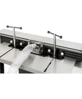 Pro Grade Router Table Featuring Precision Lift Control And Massive Cast Iron Wings for detailed routing tasks and dust collection.