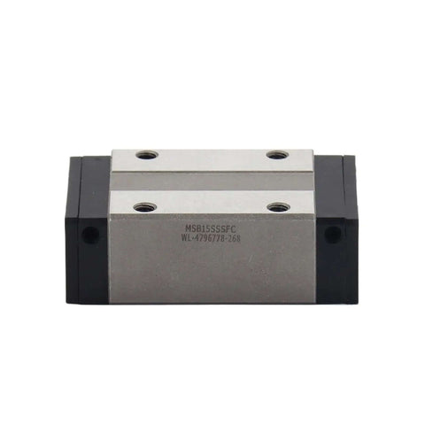 High Precision Linear Guide Rail Kit MSB15S N And MSB20S N Slider Block System, metal CNC linear bearing block