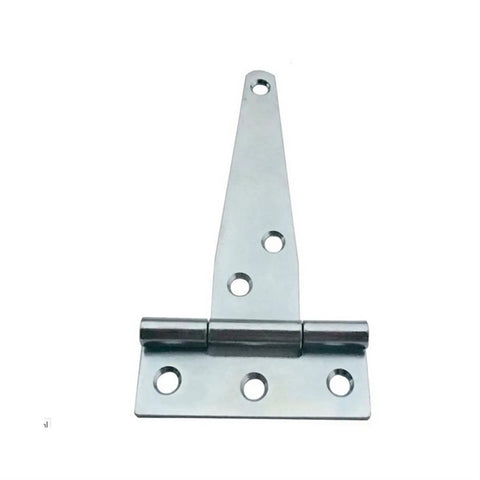 Four Pack Heavy Duty Galvanized T Hinges For Wood Doors Barn Gates Shed Build, 63.5mm x 122.7mm, ideal for sturdy setups.