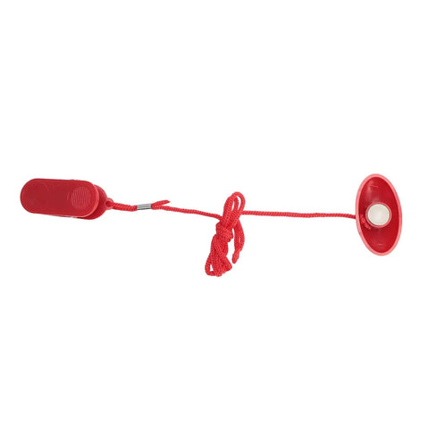 Universal Treadmill Safety Key With Emergency Magnetic Lock Replacement in red ABS plastic