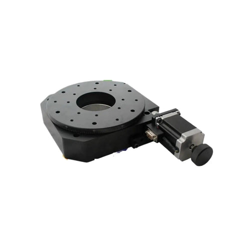 Motorized Rotary Positioning Stage NT03RA200S Precision Electric Rotary Table, hollow design, worm gear for optical alignment