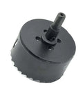 Bimetal hole saw cutter, 2-3/4 inch (70 mm), triangle-shank, black