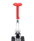 Heavy Duty Push Pull Toggle Clamp Delivering Knockout Grip And Quick Release Action, showing red handle and locking mechanism.