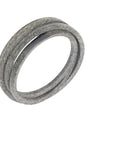 Beefed Up Heavy Duty Transmission V Belt 07200718 Replacement For 42 Inch And 52 Inch Garden Power Tool Decks Zero Turn Compatible Durable Drive Belt For Lawn Tractors Easy Install Long Lasting Performance, gray V-belt