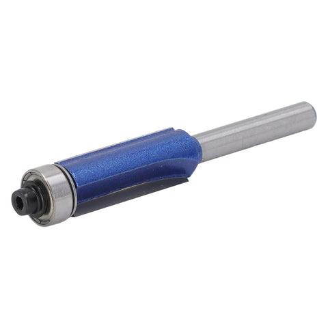 Top Bearing Flush Trim Router Bit 1/4 Inch Shank Nanometer Blue Coating For Woodworking Trimming High Heat Resistance sharp tool