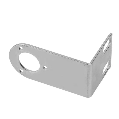 Encoder Mounting Bracket With 21mm Hole For Digital Display Counter sturdy L-shaped metal stand viewed from side