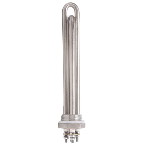 Heavy Duty Immersion Water Heater One Inch Npt Thread Portable 300 To 1500 Watt Fast Heat Element with stainless steel design.