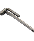 Universal Motorcycle Engine Valve Screw Wrench 10MM Hex 3.5MM Square Drive For Dirt Pit Bike Auto Repair with chrome finish.
