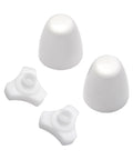 Bolt Cap Kit For EZ Install Toilets White Color Matched Durable Polypropylene Spare Part With 2 Caps And 2 Nuts