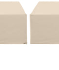 Heavy-Duty Outdoor Chair Covers Four-Piece Set Waterproof Tan For Patio And Backyard All-Weather Protection Against Sun Rain Snow Dirt Sap