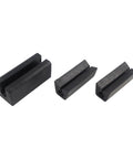 Three Piece Boat Transom Saver Kit For Outboards With Single Ram Hydraulic Tilt System Black Heavy Duty PTR Material