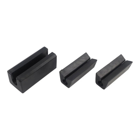 Three Piece Boat Transom Saver Kit For Outboards With Single Ram Hydraulic Tilt System Black Heavy Duty PTR Material