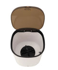 Portable Mini Washing Machine 4.5L Compact Washer For Apartment Camping RV And Travel On The Go with open lid and single tub
