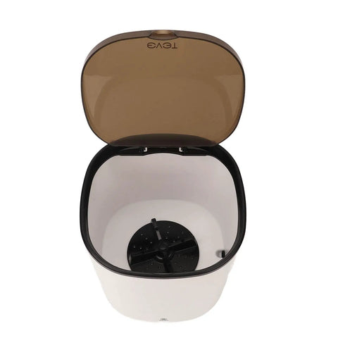 Portable Mini Washing Machine 4.5L Compact Washer For Apartment Camping RV And Travel On The Go with open lid and single tub