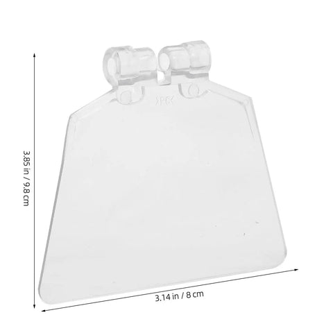 Clear Eye Safety Guard For Bench Grinders, Easy Install Bench Cover Replacement with transparent shield, 3.85 x 3.14 in.