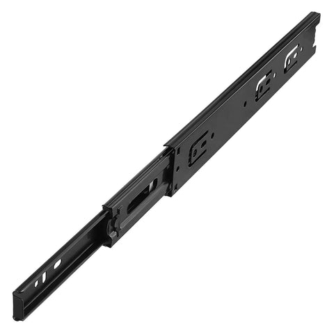 Heavy Duty 12 Inch Full Extension Drawer Slides Set Of 5 Pairs With Ball Bearing Black Telescoping Side Mount Cabinet Slides For Kitchen Dresser