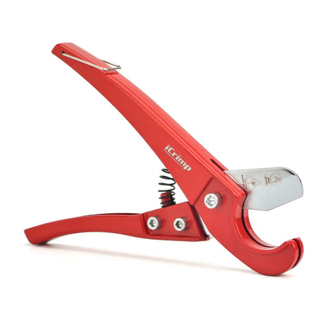 Multi Size Pex Pipe Cutter Up To 1 Inch Spring Loaded Stainless Steel Easy Clean Cuts No Burr Ultra Lightweight 0.15Kg Compact Red Handheld Tool Grab And Go Quick And Easy Pex Tubing Work