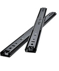 Heavy Duty Cold Rolled Steel Drawer Slides Two Section Butter Smooth Cabinet Tracks 12 Inch showing dual rail system.
