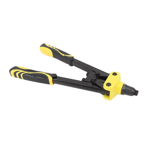 Heavy Duty Rivet Nut Tool Kit With Ergonomic Grip Professional Grade Alloy Steel Hand Tool For Auto Repair And Home DIY Projects That Make Work Super Dope And Easy, yellow handle