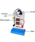 Electric Bell Demonstration Kit For Science Classrooms Hands On Electromagnet Experiment Tool Cool Teaching Aid For Schools, side view.