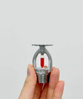 Built Like A Tank 6 Pack Fire Sprinkler Heads One Inch DN25 155 Degree Fahrenheit Automatic Temp Trigger Pendant Down Spray Heavy Duty Fire Suppression Kit Straight Shooter Safety Gear For Shop Or Warehouse handheld stainless steel sprinkler head