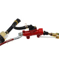 Rear Hydraulic Disc Brake Caliper System With Pads And Rotor For 150cc 200cc 250cc Dirt Bikes Quad ATV Go Kart Dune Buggy Red