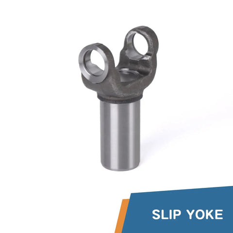 Built Tough Transmission Slip Yoke For GM TH 400 4L80E 4L85E Muncie M21 M22 Borg Warner Super T10 1350 Series U Joint close-up angle.