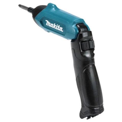 Ultra Light Three Point Six Volt Cordless Hex Screwdriver Kit With Folding Pistol Grip One Quarter Inch Bit Set USB Charge