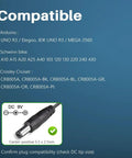 UL Listed 9V AC Power Adapter With 5.5x2.1mm Plug, 6.6ft Cord, Center Positive, Compatibility for Arduino UNO R3, Crosley Cruiser CR8005A