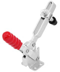 Beefy Lever Clamp Quick Release 500 Lbs Heavy Duty Clamp For Metalworking And Parts Clamping 227Kg Capacity Easy Install Four Flat Double Rocker Design For Stable Support, red handle